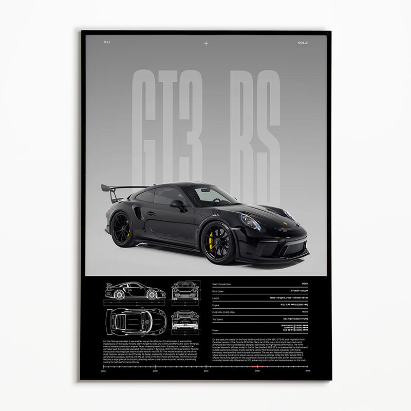 Porsche GT3 RS Poster