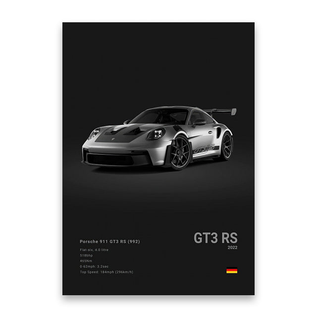 Porsche GT3 RS Poster