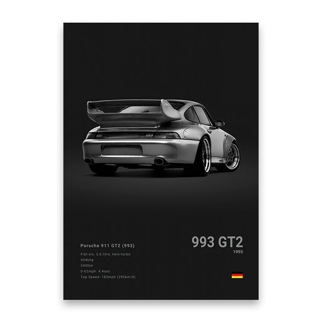 Porsche 992 GT2 Poster