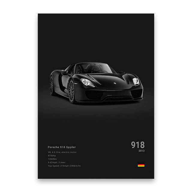 Porsche 918 Spyder Poster