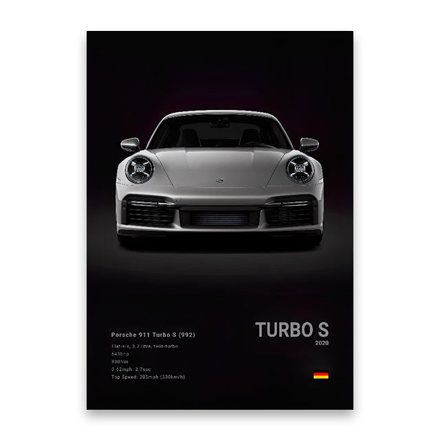 Porsche 911 TURBO S Poster